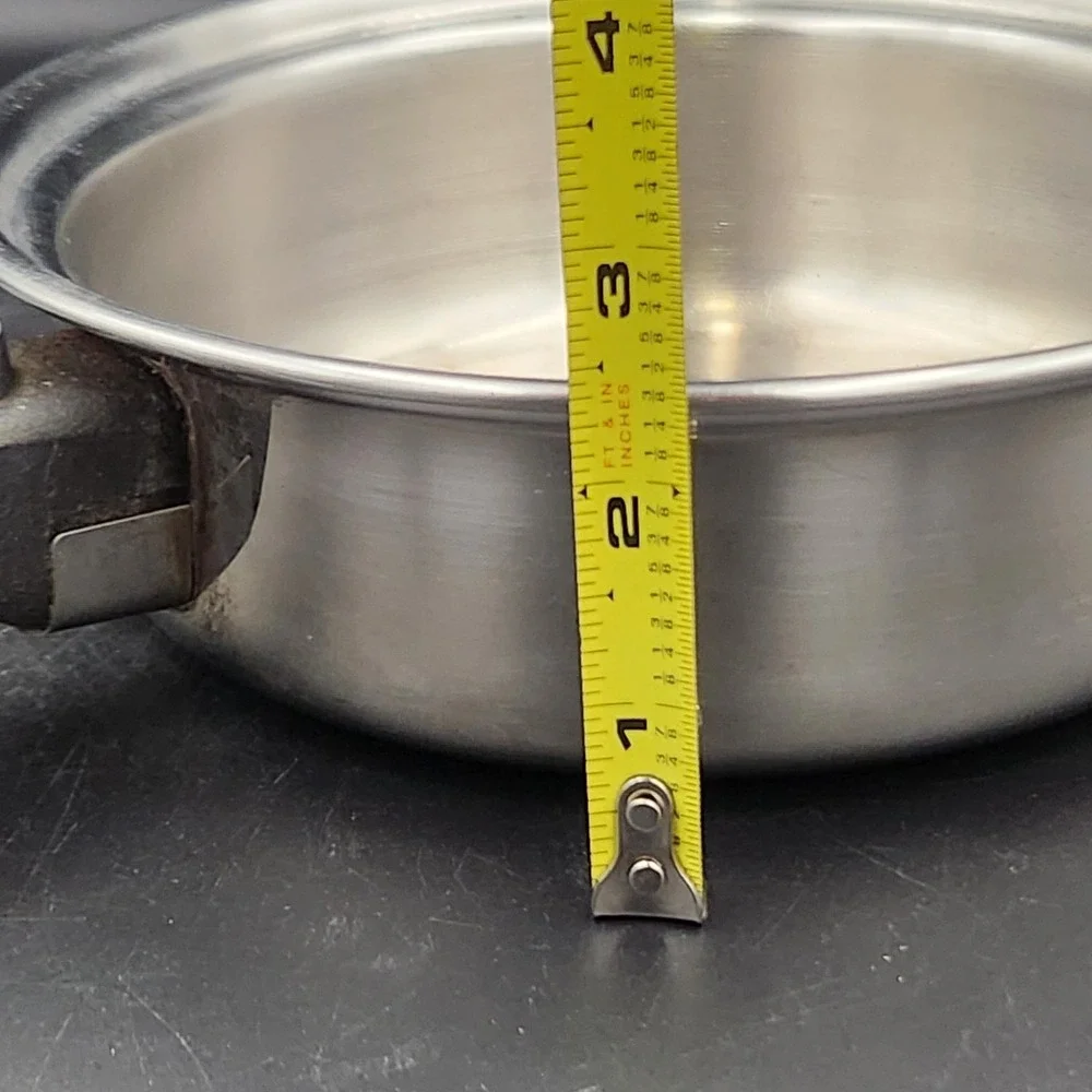 VTG Ekco Ultraease II 7-Ply 304+ Titanium Stainless Steel Saucepan No Lid 7